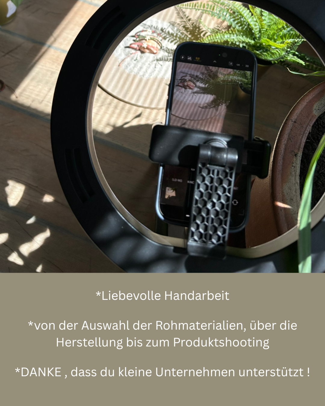 Behind the Sense aufnahme vom Prodktshooting der Fußkettchen